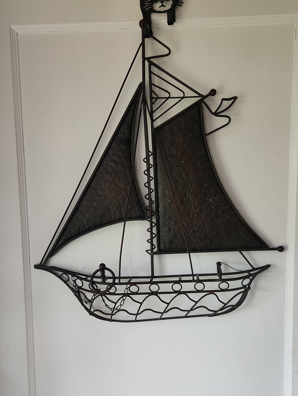 Metal Sailboat Wall Art